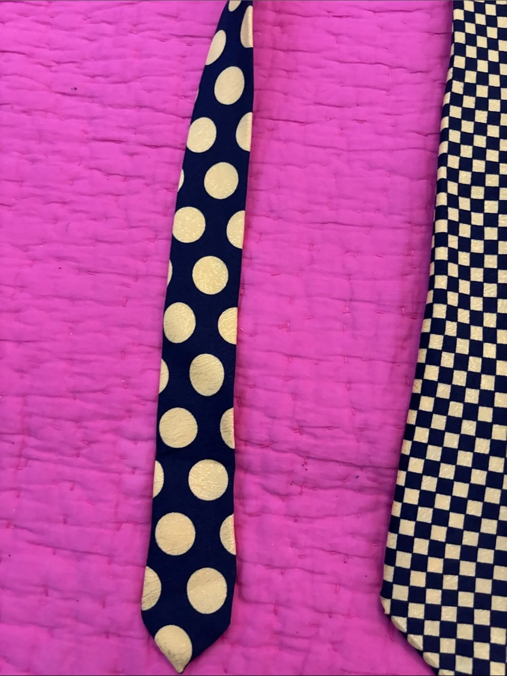 Versace Vibrant Yellow and Blue Patterned Silk Tie